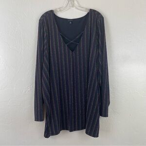 Striped Long Sleeve Top
